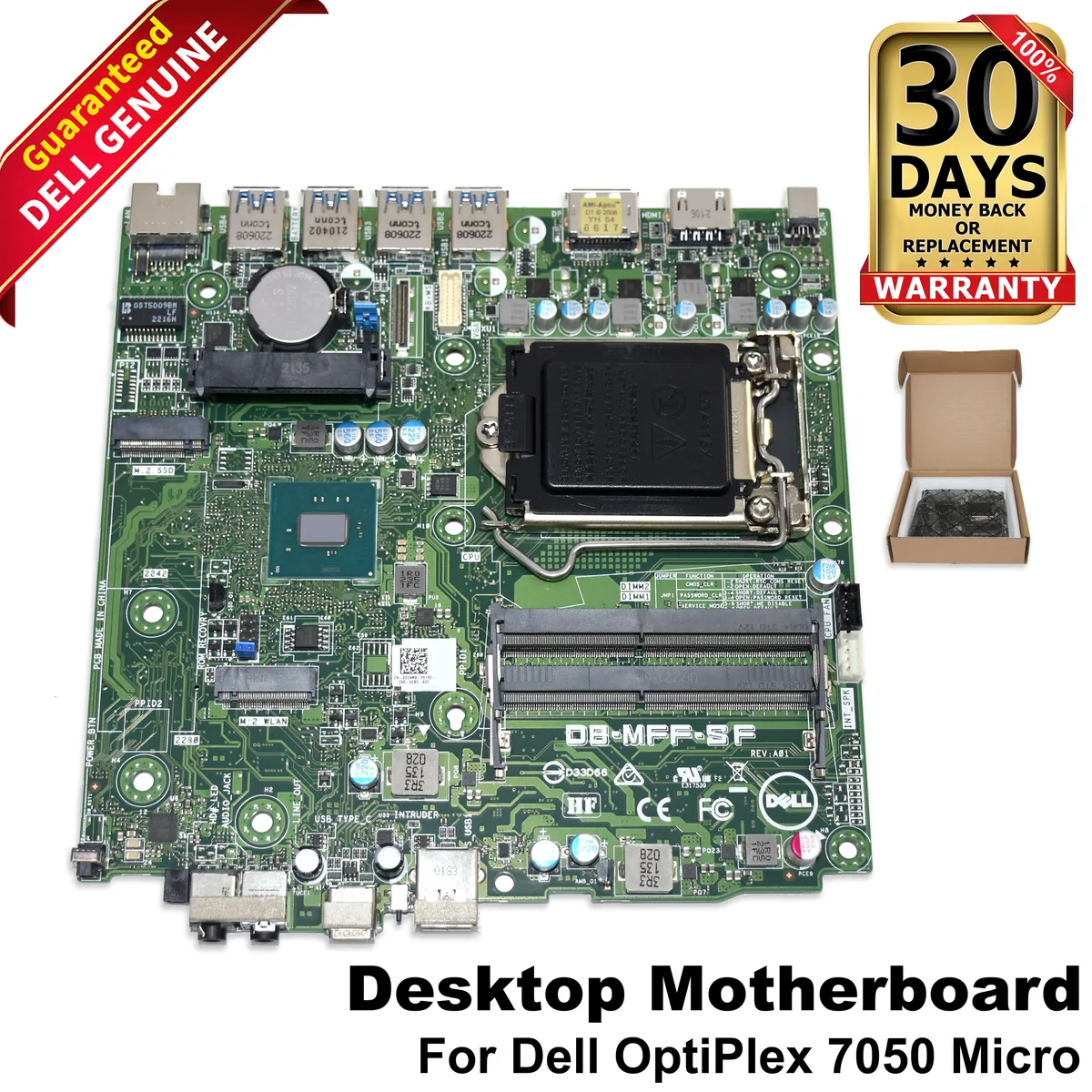 DELL DELL OptiPlex 7050 Micro Motherboard DB-MFF-SF D24M8 LGA1151 Q270 laptop replacement part — product photo