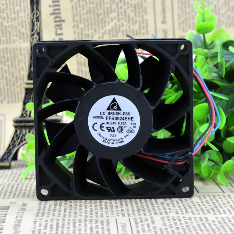 Fans Fans FFB0924EHEBrand 24V 0.75A 92x92x38mm 4800RPM case fan — product photo