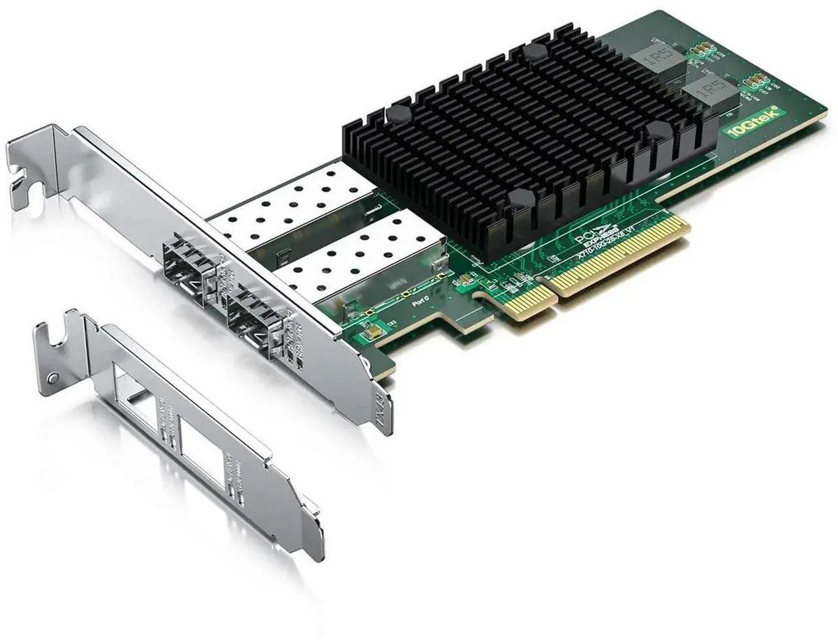 SMUGDESK SMUGDESK DualPort 10Gb SFP+ PCIe 3.0 X8 Network Card Intel X710BM2 — product photo