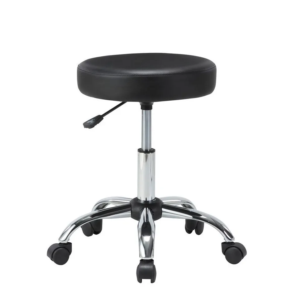 Clatina Chairs Clatina Chairs Rolling Drafting Stool Height Adjustable Black 18-22 in — product photo