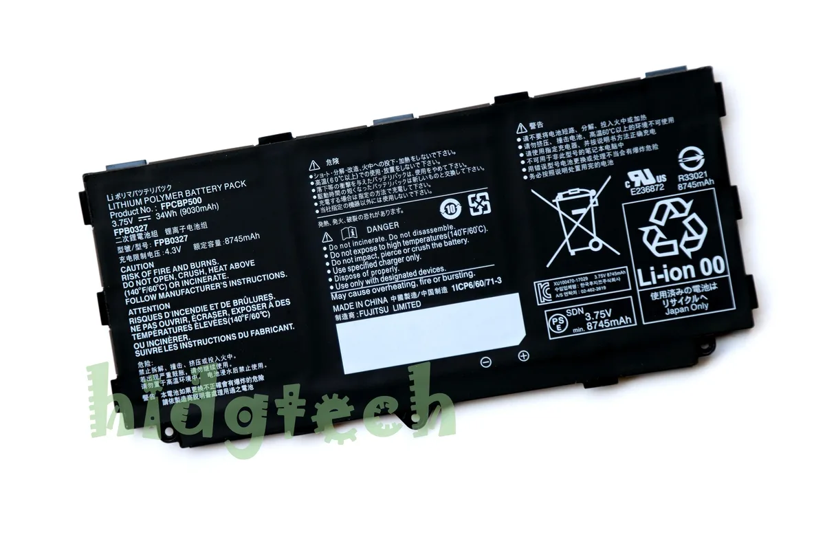 Beisite Beisite FPB0327 FPCBP500 laptop battery 34Wh 3.75V for Arrows Tab Q506 Q507 Q508 — product photo