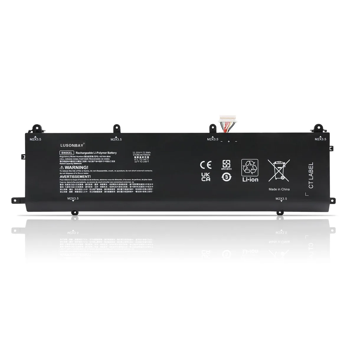 KingSener KingSener BN06XL laptop battery 11.55V 72.9Wh for HP Spectre x360 15-eb — product photo