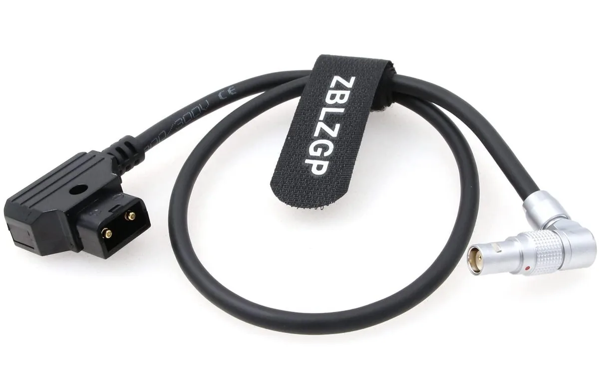 Bipra Bipra Power Cable RED Komodo Rotatable 2 Pin Female to D-tap 45CM — product photo