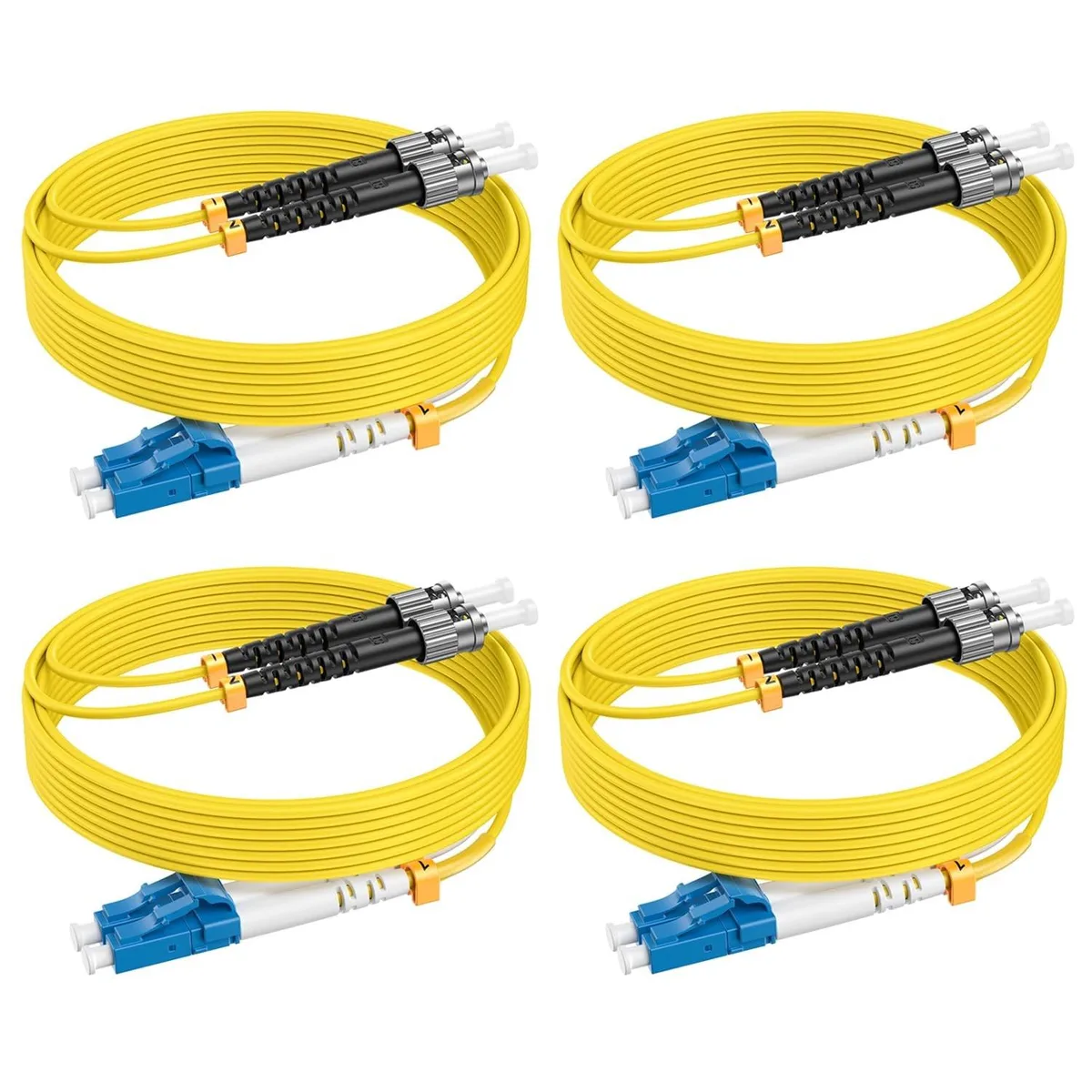 Adafruit Adafruit OS2 LC to ST Fiber Patch Cable 10ft 4pack 2 in 1 Accessories — product photo