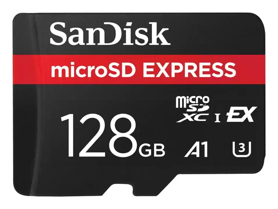 SanDisk SanDisk 128GB microSD Express memory card SDSQXFN-128G-GN4NN — product photo