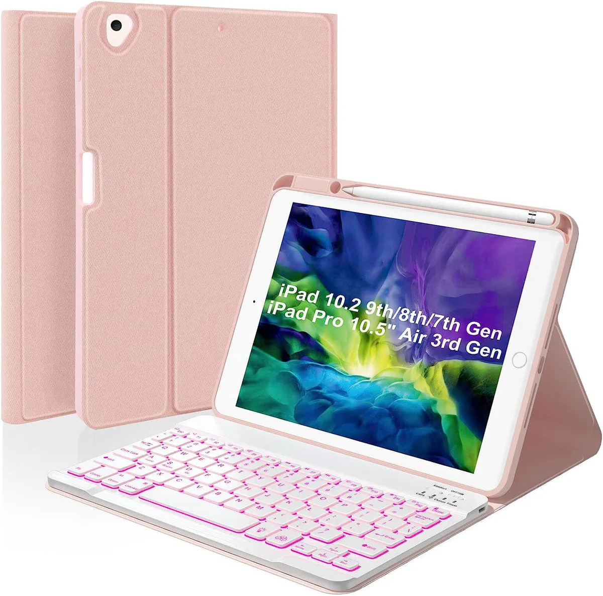 Werleo Werleo A2602 Keyboard Case iPad 10.2 10.5 Pink — product photo