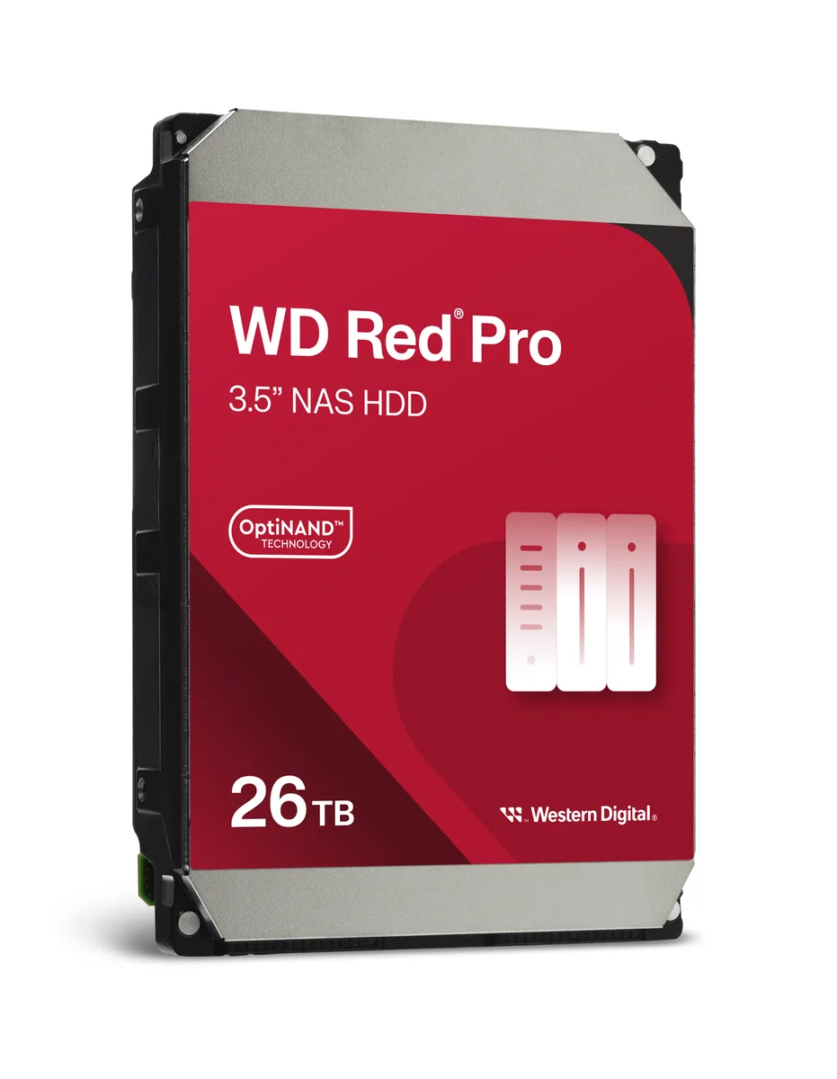 Western Digital Western Digital WD260KFGX Red Pro 26TB 7200 RPM 512MB SATA 6.0Gb/s 3.5" internal hard drive — product photo