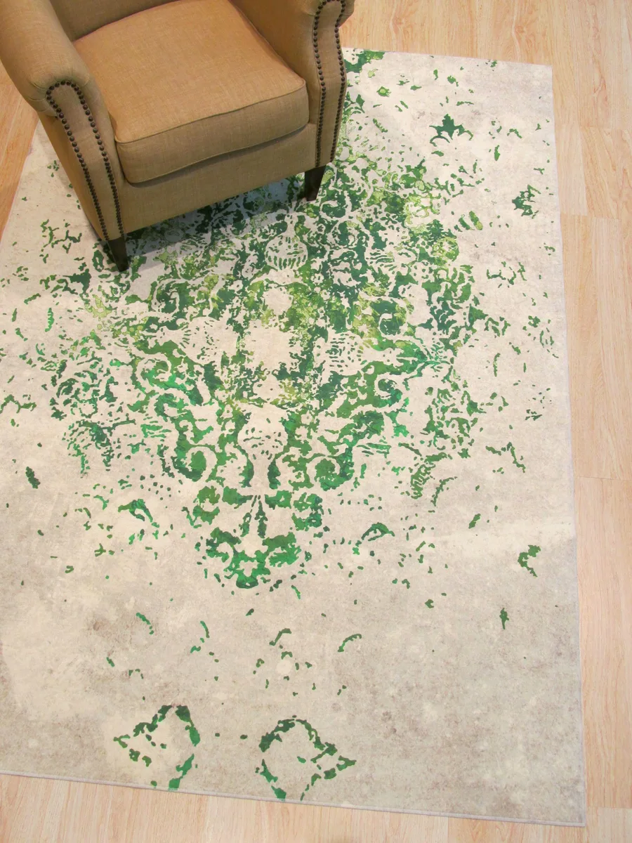 EORC EORC FL15GN4X6 area rug, Green, 4' x 6 — product photo