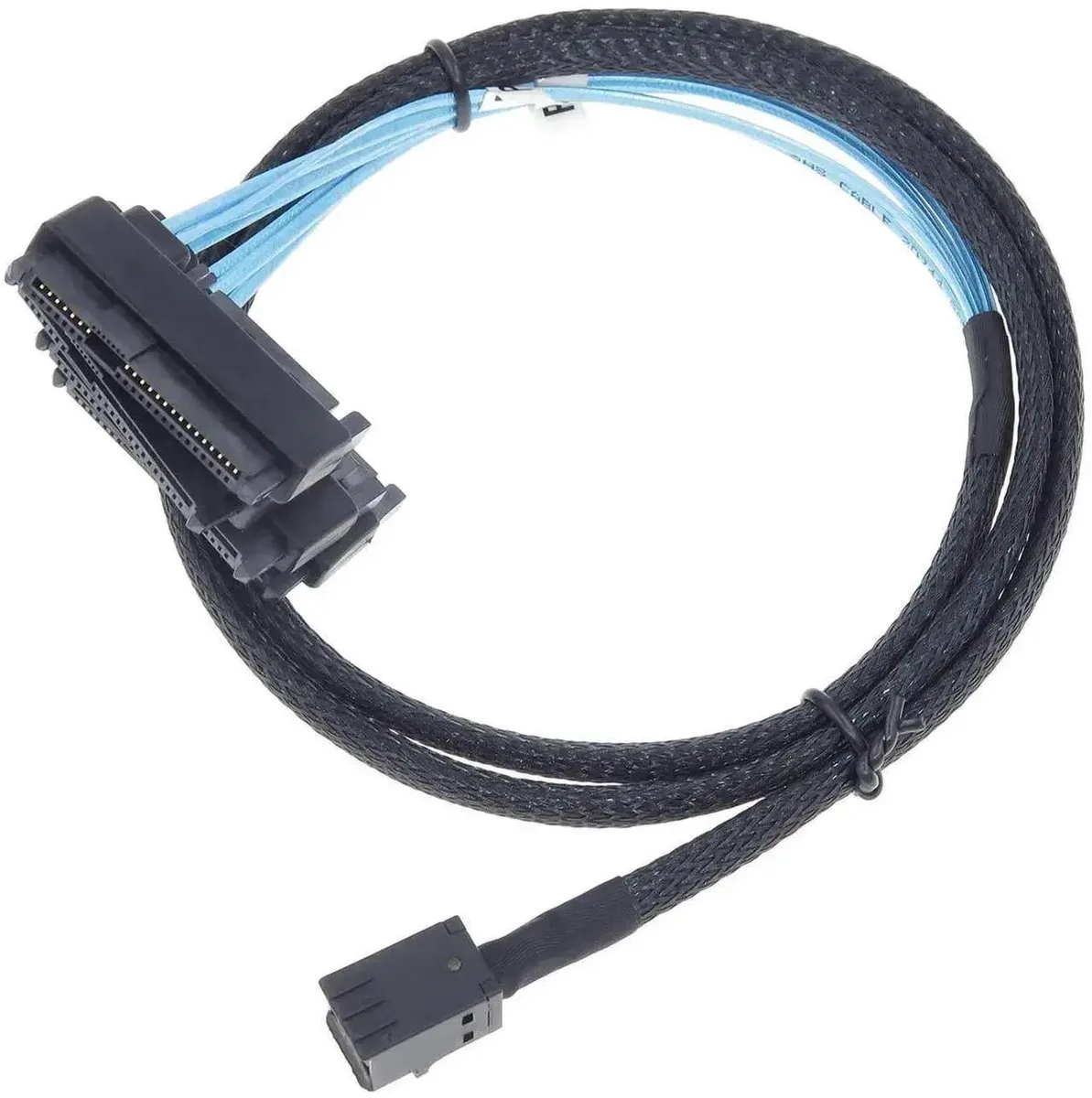 SMUGDESK SMUGDESK 1M Mini SAS Breakout Cable HD SFF-8643 to SFF-8482 with SATA Power 29Pin — product photo
