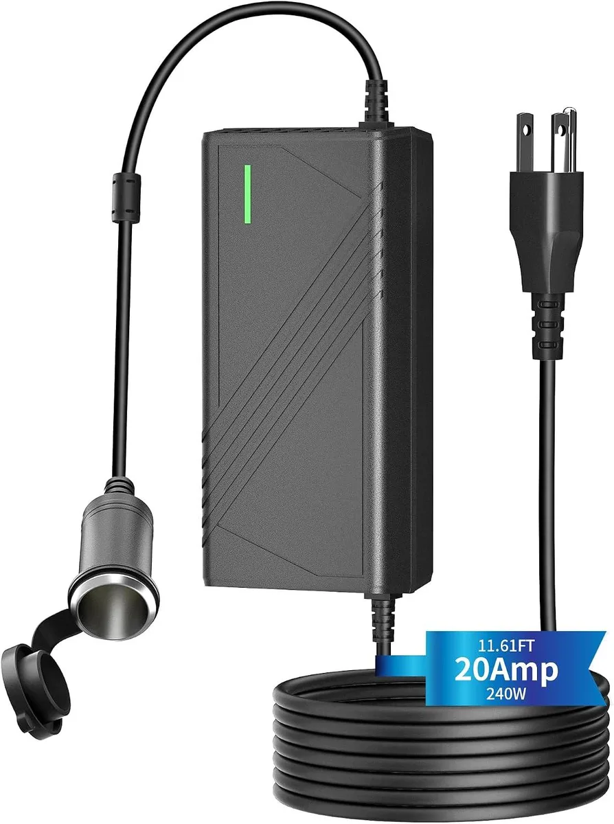 BASEUS BASEUS C20 AC to DC Converter 20A 240W 11.61FT 110V-240V to 12V ac adapter — product photo