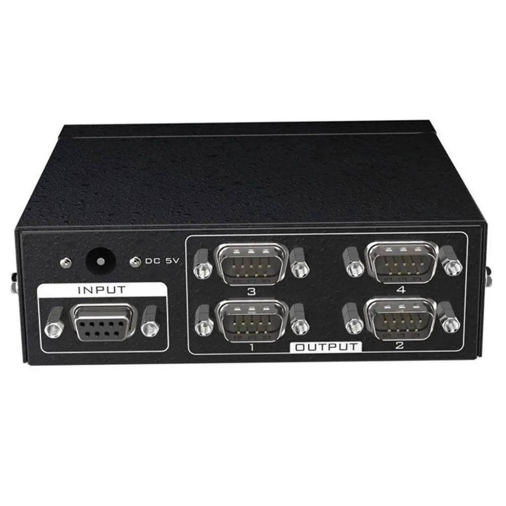 YINGHUA YINGHUA 4 Port Active Serial RS232 Splitter KVM Switch (EU Plug) — product photo