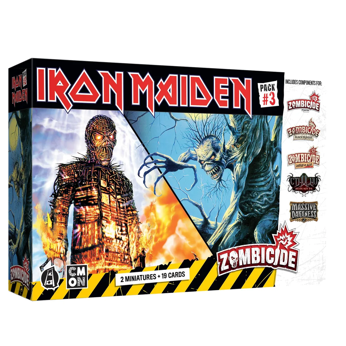 CMON CMON ZCD-PR15 Zombicide Iron Maiden Character Pack #3 Fear of the Dark Wicker Man game — product photo