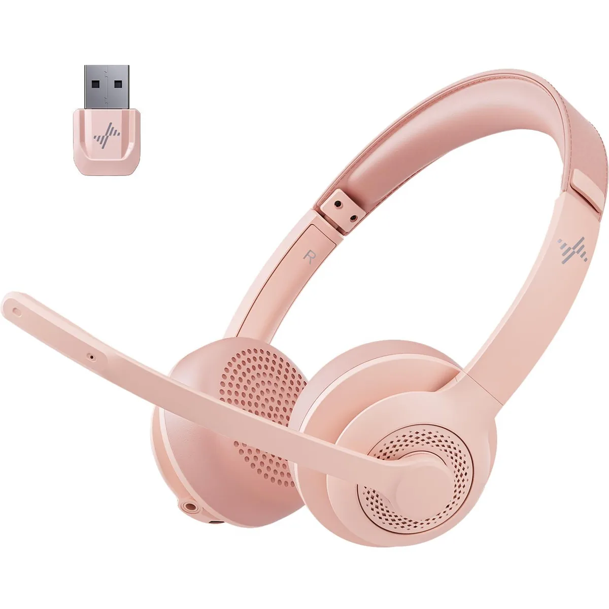  JIAMQISHI EH02U-JIA-XS-PINK On-Ear Headphones Pink — product photo