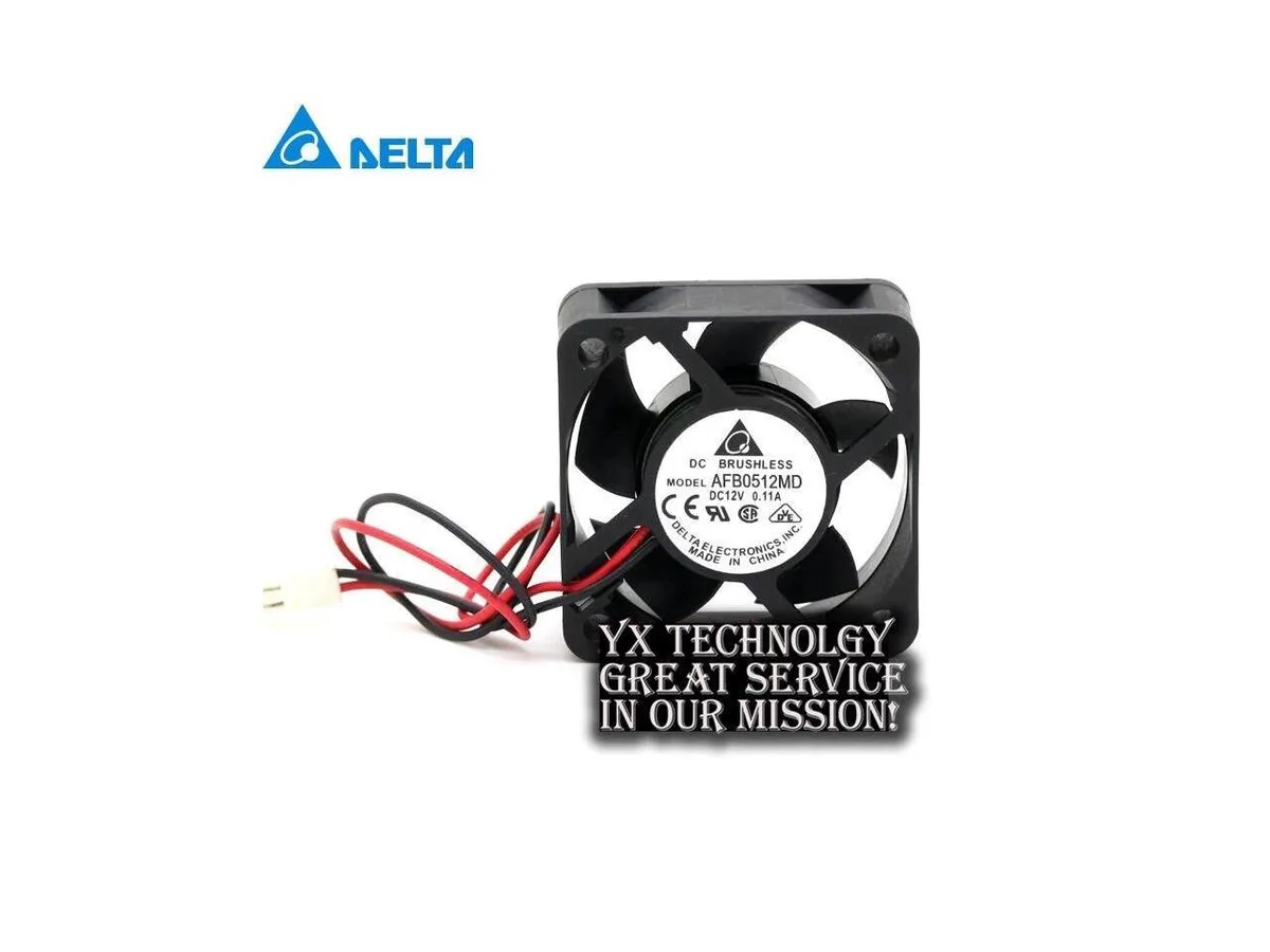 Fans Fans AFB0512MD 50x50x20mm 12V .11A dual ball bearing case fan — product photo