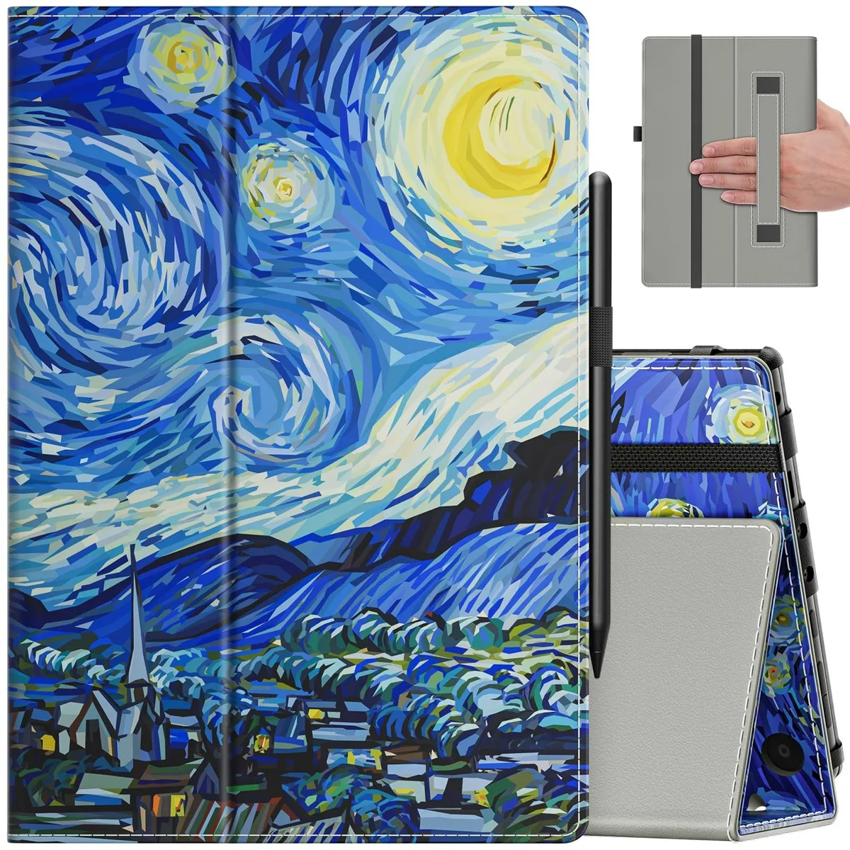 Batianda Batianda Starry Night 2 in 1 accessory for Kindle Fire HD 10 10.1 11th 13th Gen 2021 2023 — product photo