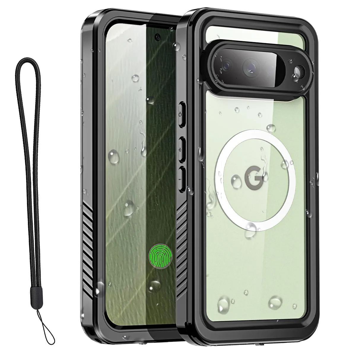 SZYG SZYG IP68 Waterproof Case for Google Pixel 11 Pro 6.3 in 2026 Black — product photo