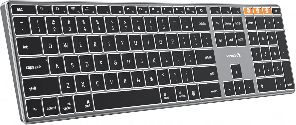 TUKO TUKO K110-A Gaming Keyboard Space Gray .4in 3.2mm 50M 5.1 BT — product photo