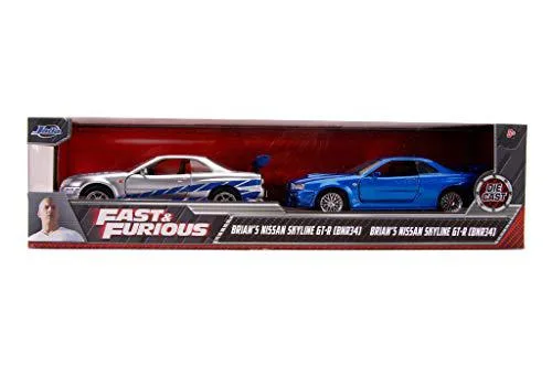 Jada Toys Jada Toys 1/32 Brian's Nissan Skyline GT-R SV & BL 26062 hobby collectible — product photo