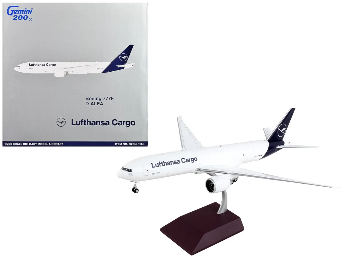 GeminiJets GeminiJets Boeing 777F Lufthansa Cargo 1/200 Diecast Model Airplane — product photo
