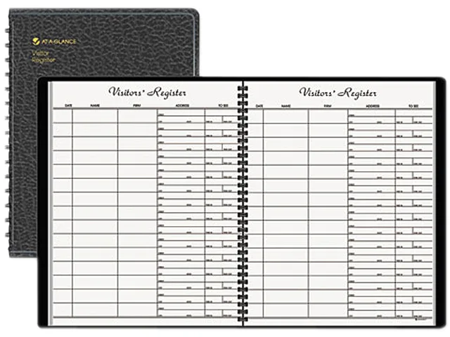 AT-A-GLANCE AT-A-GLANCE 8058005 Visitor Register Book pad — product photo