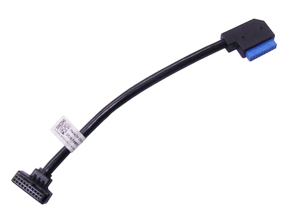 Flat ribbon cable with USB audio board and connectors