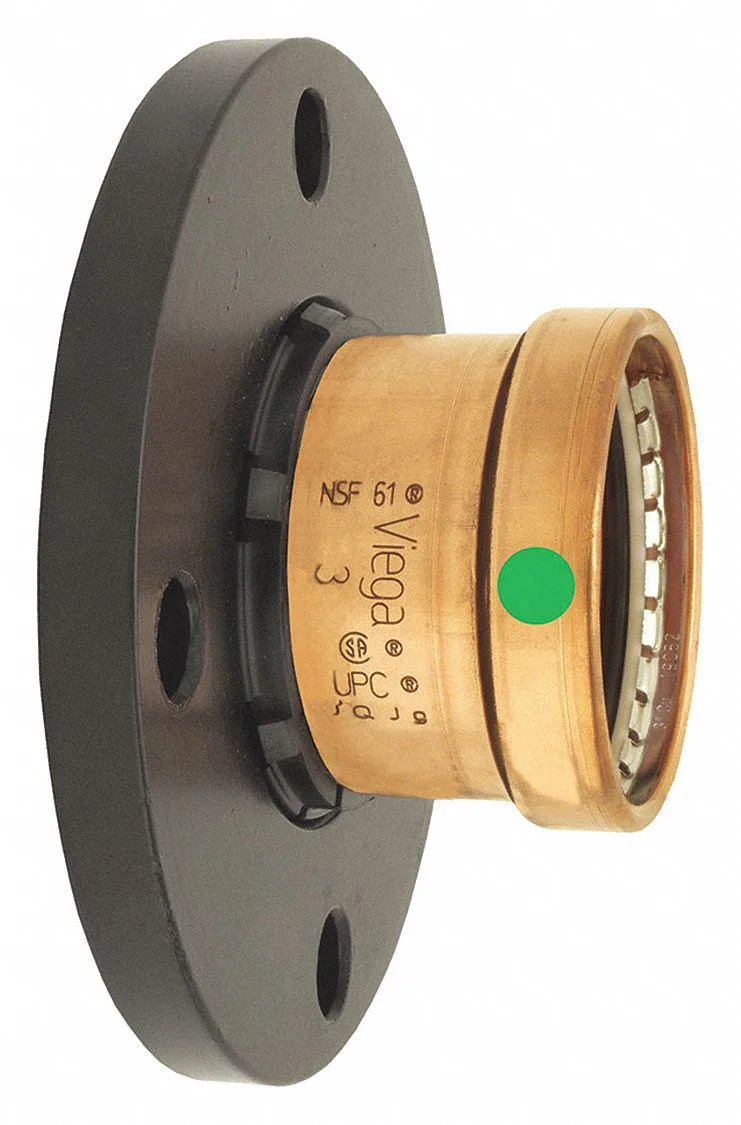 Viega 20858 ProPress XL copper adapter flange 3 in press-fit connection