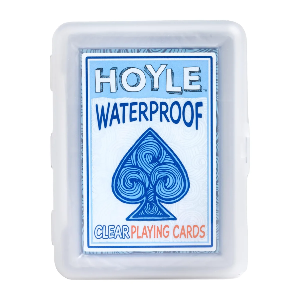 Worry Free Gadgets Waterproof Clear Playing Cards Black 1 Deck — product photo