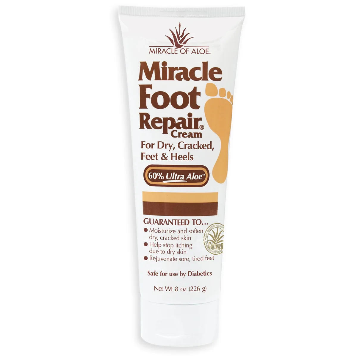 Miracle of Aloe Miracle of Aloe Foot Repair Cream 60% Aloe 8 oz — product photo