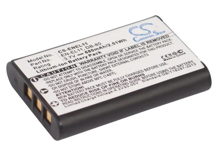 Estry Estry Battery Replacement for NK Coolpix S560 S550 EN-EL11 700mAh 3.7V — product photo