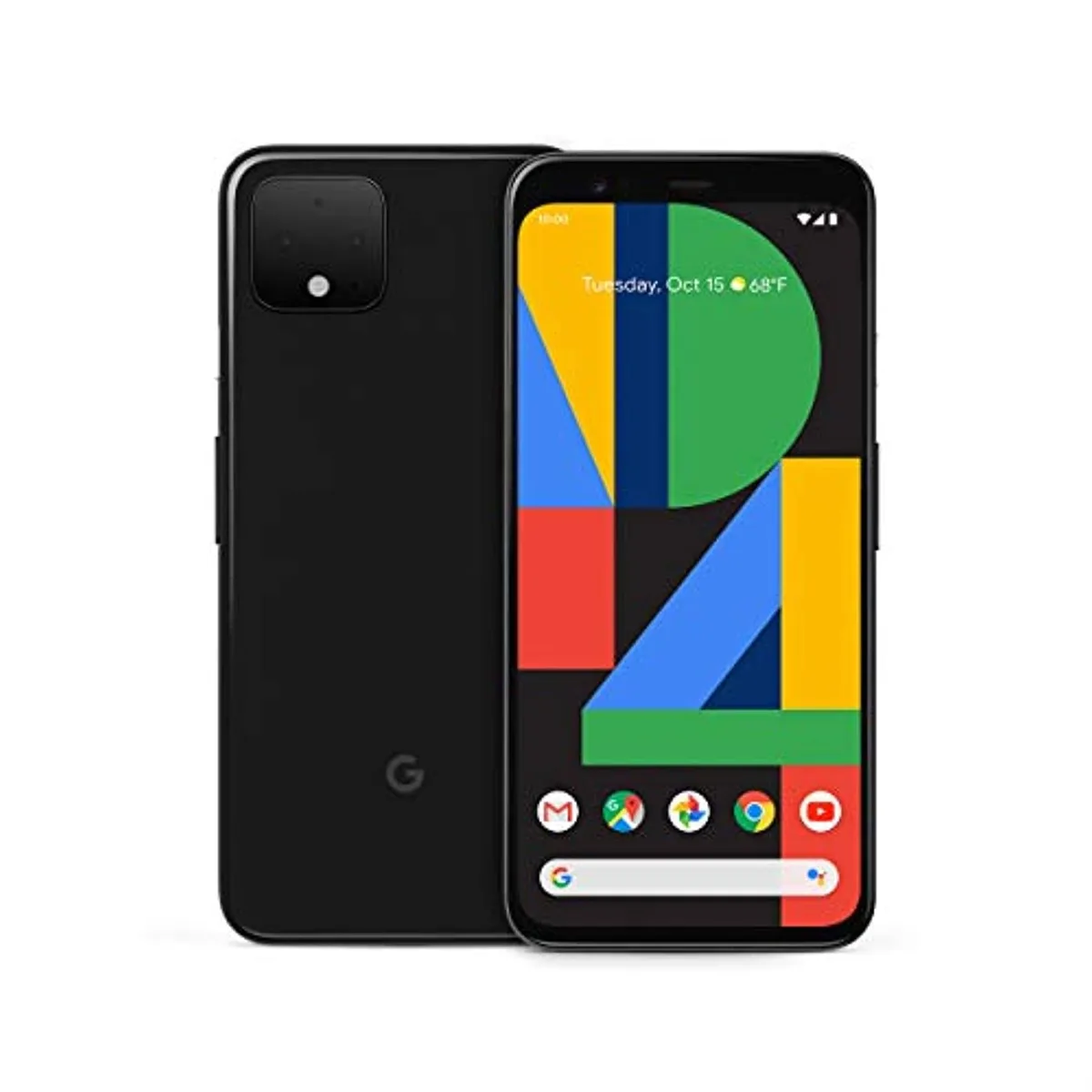 Google Google Pixel 4 Just Black 64GB cell phones - unlocked — product photo
