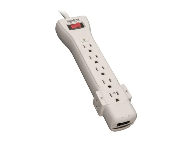 Tripp Lite Tripp Lite SUPER6TEL 6 ft 7 outlets 1080 joules surge protector — product photo
