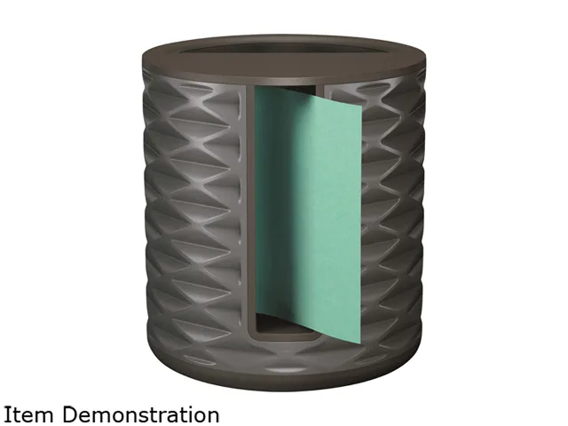 3M 3M ABS330B Pop-up Sticky Note Dispenser Dark Gray — product photo
