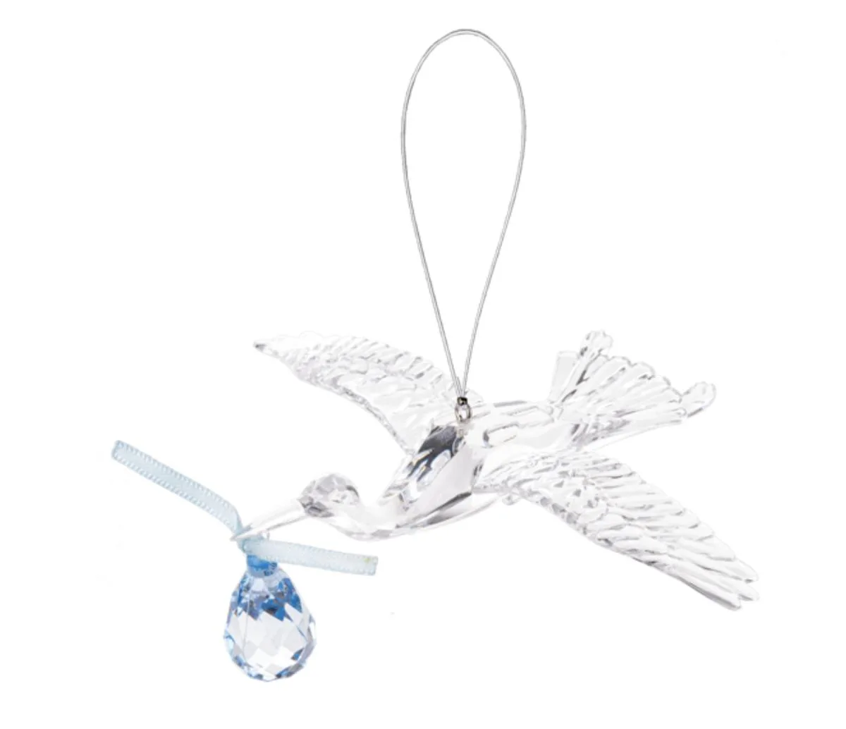 Ganz Ganz Blue Stork Ornament ACRY-1167 — product photo