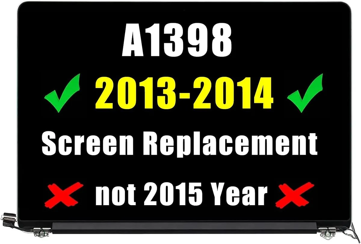NUOLAISUN NUOLAISUN A1398 Screen Replacement MacBook Pro Retina 2013-2014 Mid 2014 EMC 2512 2673 661-6529 — product photo