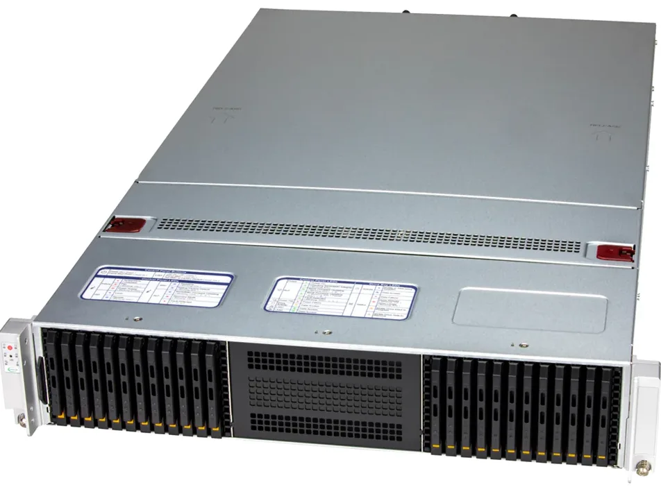 Supermicro Supermicro SSG-222B-NE3X24R 24-bay E3.S barebone server — product photo
