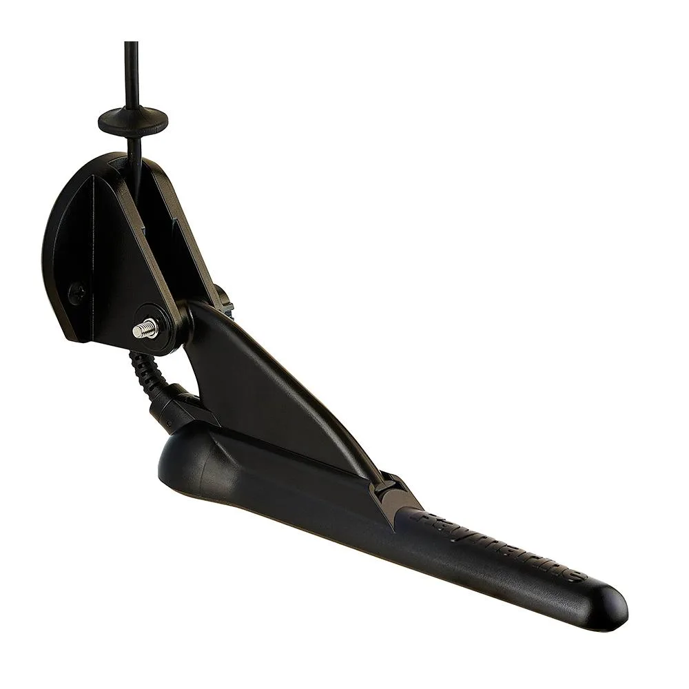 White urethane transom-mount transducer with 10 m cable