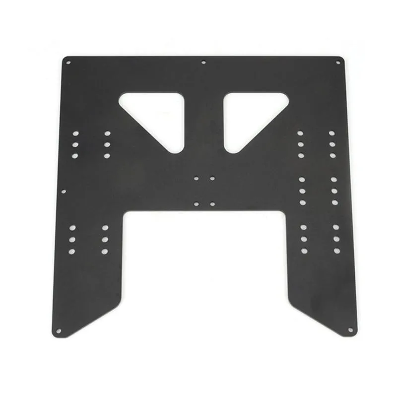 YINGHUA YINGHUA Y Axis Hot Bed Support Plate Kit Aluminium Black 3D Printers Accessory — product photo