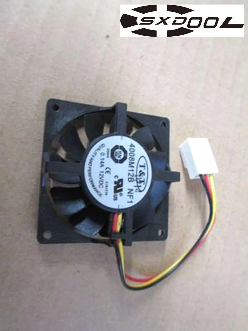 SXDOOL SXDOOL T&amp;T 4008M12B NF1 12V .14A 40mm 3-pin vga cooling — product photo