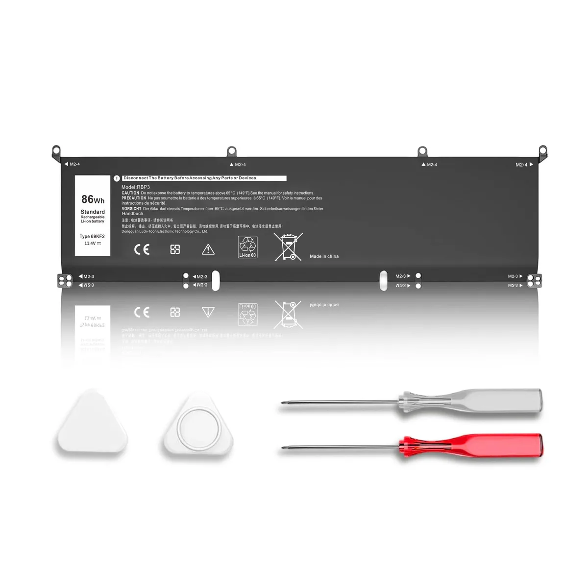 No Sew No Sew 69KF2 86Wh 11.4V 6-Cell Laptop Battery — product photo