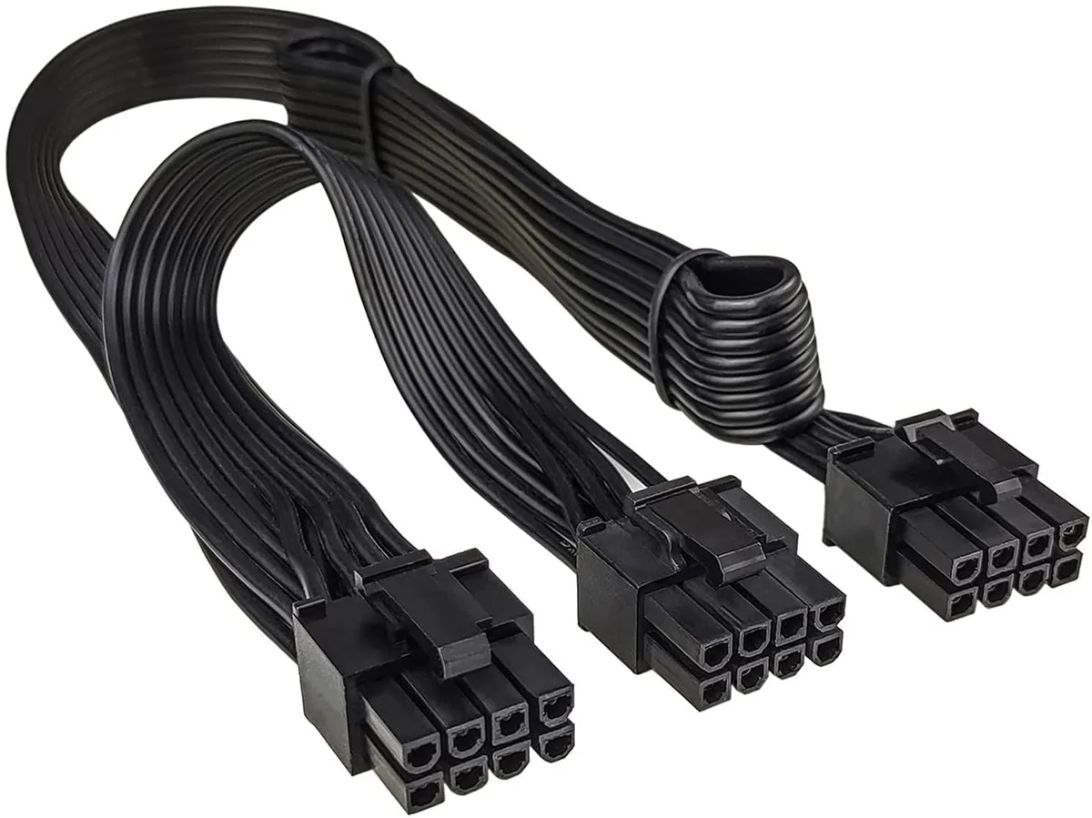 Vszerda Vszerda JZYMOD EPS/ATX 8 Pin to Dual PCI-E 8 Pin (6+2) Cable for Corsair PSUs 25+10 inches — product photo