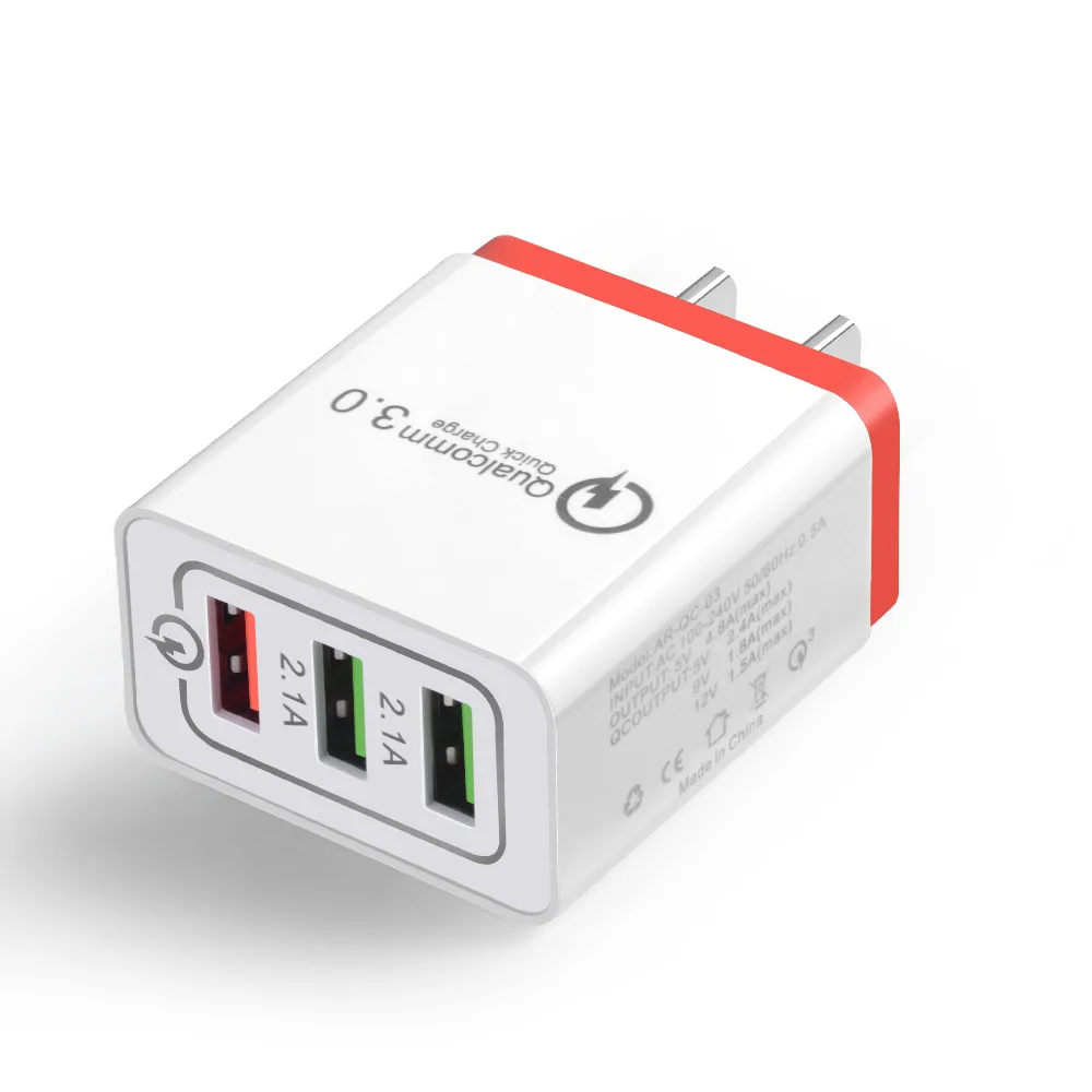 Jansicotek Jansicotek 30W 3-port USB charger QC3.0 — product photo