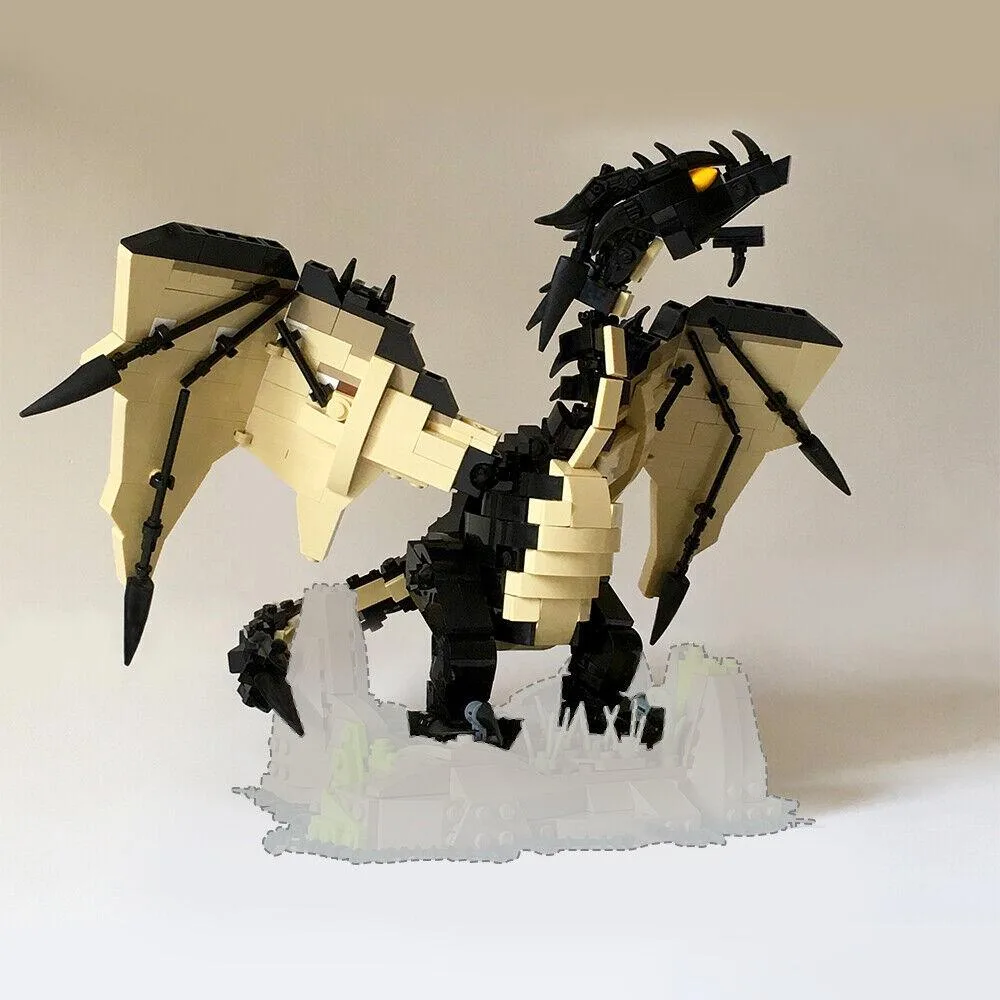 ZITIANYOUBUILD ZITIANYOUBUILD Dragon Castle Scene 10 Inches 704 Pieces MOC — product photo