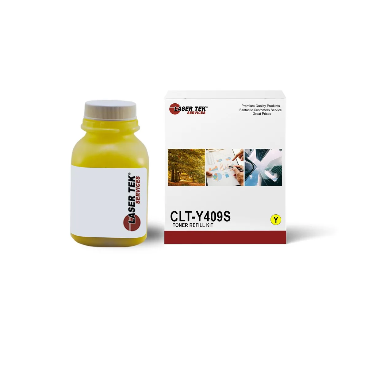 Laser Tek Services Laser Tek Services Yellow Toner Refill Kit CLT-Y409S — product photo
