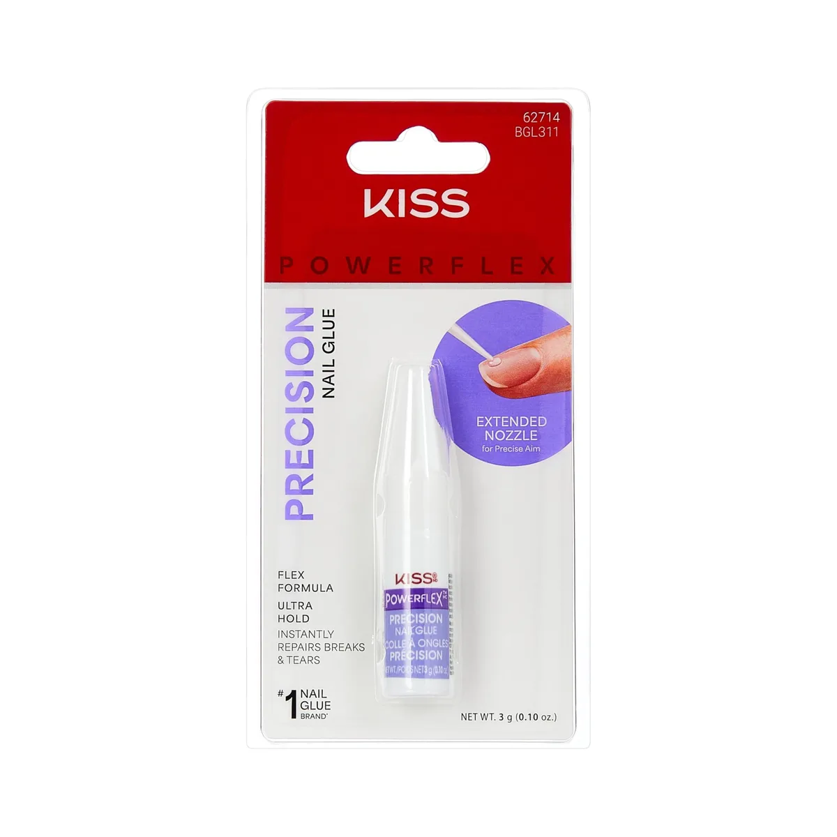  KISS BGL311C Precision Nail Glue 0.10 oz — product photo