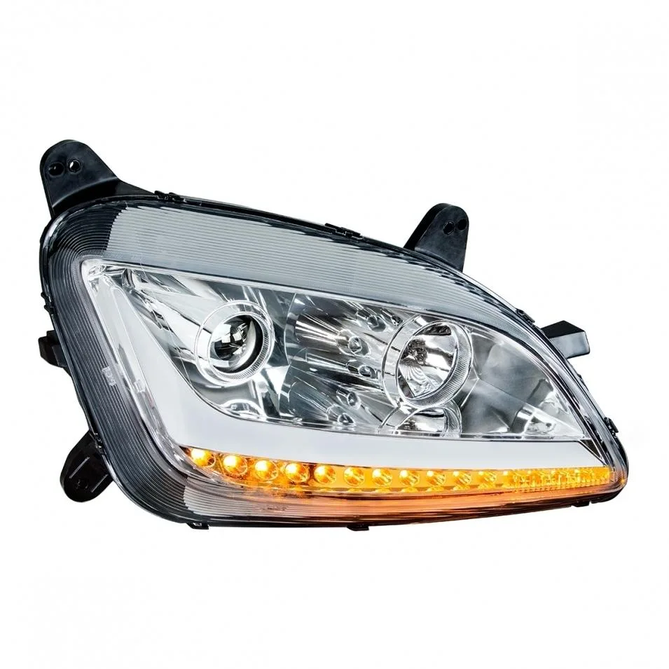 United Pacific Industries United Pacific Chrome Projection Headlight LED Position Turn Signal Passenger 35813 — product photo
