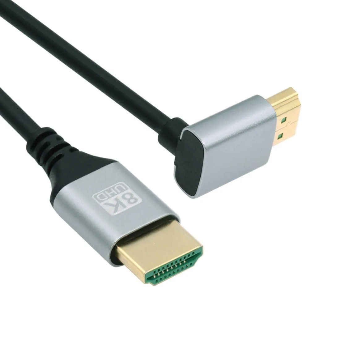 LORDWORLD LORDWORLD HDMI 2.1 Cable 8K 48Gbps 90° UP Angled 0.5m — product photo
