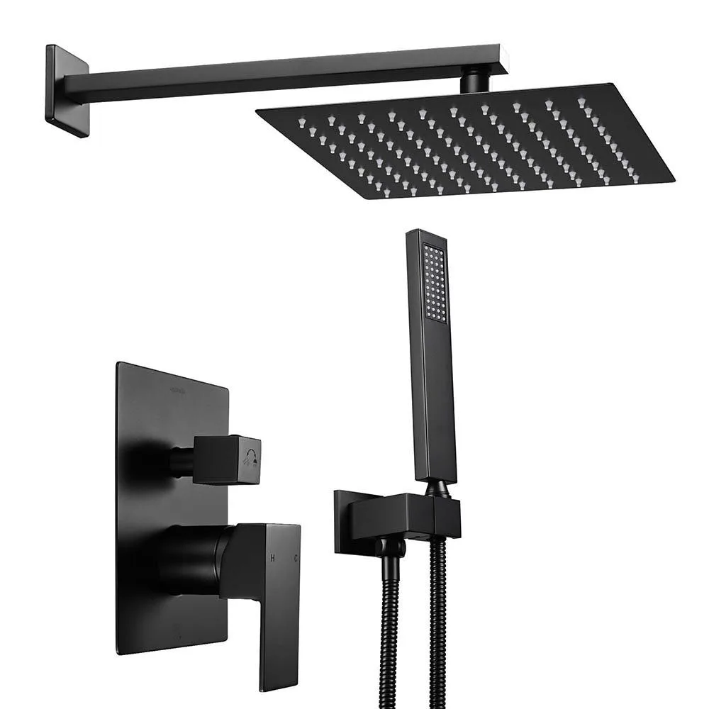 Yescom USA, Inc. Yescom USA, Inc. W81FCS001-10IN2F-MB Bath Faucet 10" Matte Black — product photo