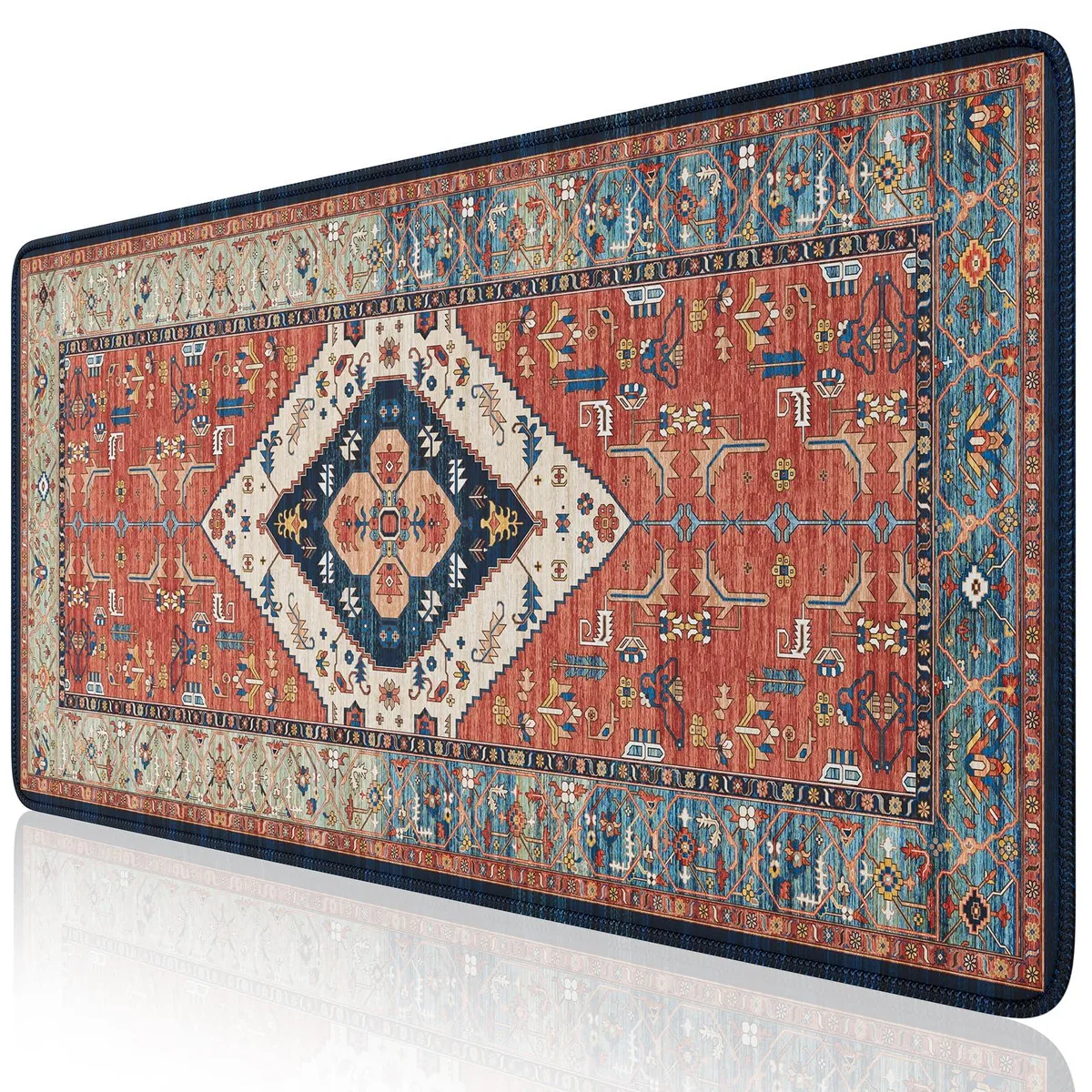  Keychron Desk Mat Retro Brown 35.4 x 15.7 Inches — product photo