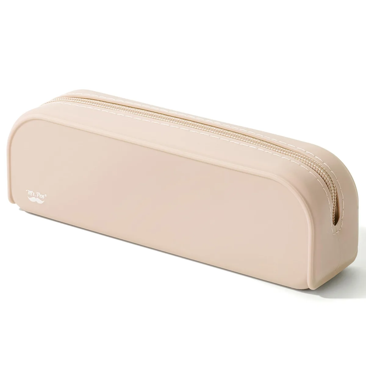 Mr. Pen NNII001M314 Silicone Pencil Bag Dune 8 in x 2.5 in x 2 in — product photo