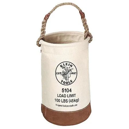 Klein Tools Klein Tools 409-5104 12" Leather-Bottom Bucket tool storage — product photo
